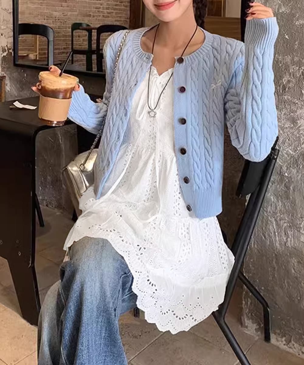 白ワンピース 刺繍段重ねミニワンピース白レース